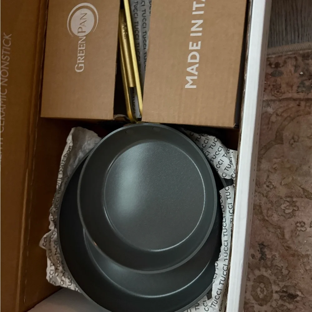 Stanley Tucci Collection Ceramic Nonstick Pans - Gray NE - Picture 2 of 3